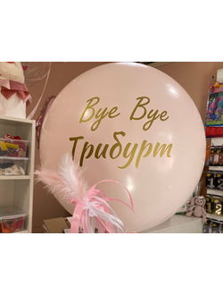 НАБОР ВОЗДУШНЫХ ШАРОВ "BYE ФАМИЛИЯ"