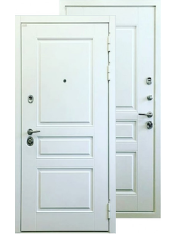 Металлическая Дверь Сноу 3К (RAL 9016) / Silk snow Белый