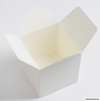 Коробка складная Белая 10 х 10 х 10 см