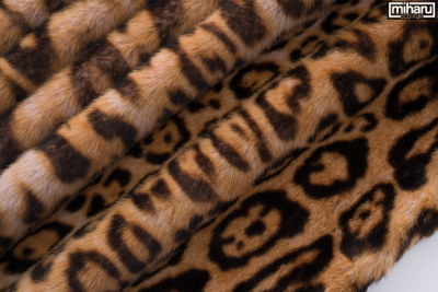 Ткань мех искусственный под леопарда PL158