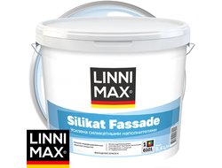 Краска фасадная силикатная LINNIMAX SILIKAT MASTER FASSADE Белая база 1 10 л