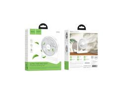 Портативный мини-вентилятор Hoco HX65 белый