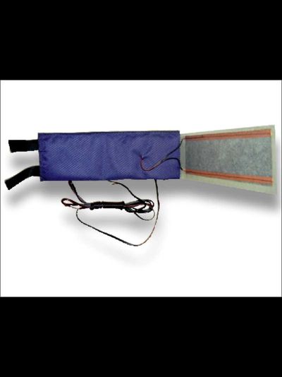 Бандажный подогреватель топливного фильтра дизельного автомобиля ПТФ-12У узкий (12В) с термовыключателем