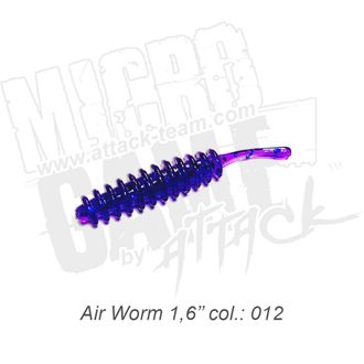 Приманка ATTACK Air Worm 1,6" цвет #012 (10 шт/упак)