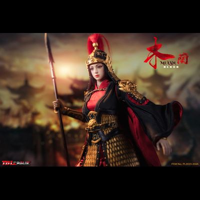 Китайская воительница Мулан (в черном) - КОЛЛЕКЦИОННАЯ ФИГУРКА 1/6 MULAN - Black (PL2023-204A) - TBLeague