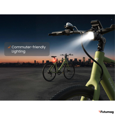 Электровелосипед PUCKIPUPPY Doberman зеленый