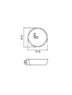 Раковина черная GAPPO GT105-8