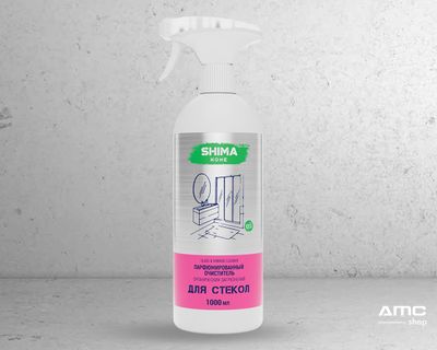 SHIMA HOME GLASS &amp; MIRROR CLEANER Парфюмированный очиститель для стекол с ароматом свежей малины (1000мл)