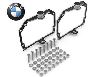 Переходные рамки для адаптивных фар BMW 1, X1 под модуль Hella R (Комплект, 2шт)