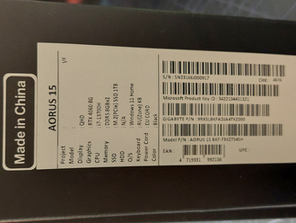 AORUS 15 BKF ( 15.6 QHD IPS 165Hz i7-13700H RTX4060 (8Gb) 16Gb 1000Gb SSD )