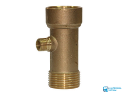 Трехвыводной штуцер 1"*1/4"*1" ш*ш*г