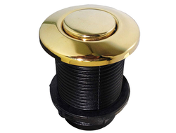 ПНЕВМАТИЧЕСКАЯ КНОПКА ДЛЯ ИЗМЕЛЬЧИТЕЛЯ,  "Яркое золото"