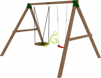 Качельный модуль Гнездо-паутинка + одиночные