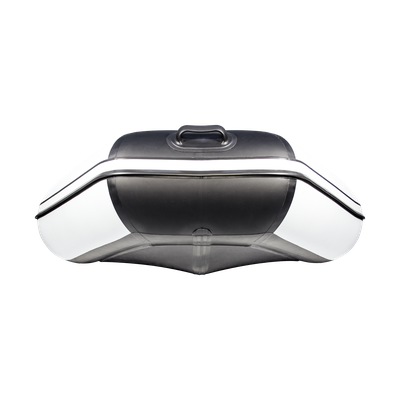 Моторная лодка Аква 2800 слань-книжка киль светло-серый графит