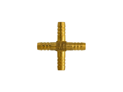 Штуцер крестовой для газ. шлангов (9 на 12)