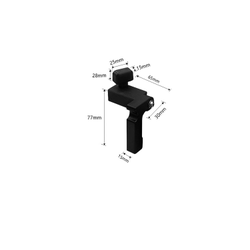 Упор с функцией "шипорезка" ДЛЯ ТРАНСПОРТИРА "V.PRO"