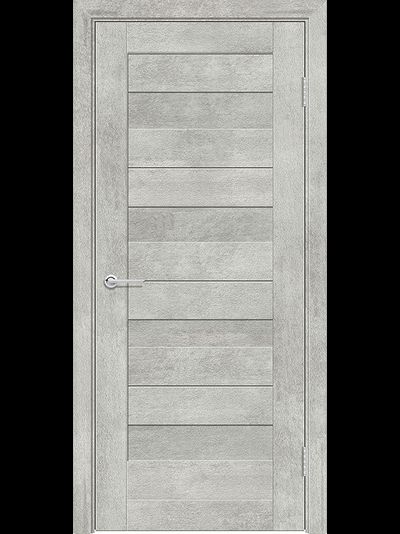 Дверь межкомнатная ЭкоСтиль 14 серый бетон