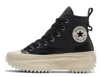 Converse Run Star Hike High Top черные с белым низом