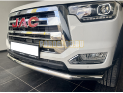 Защита переднего бампера Папа Тюнинг d60 для Jac T8 Pro 2020-