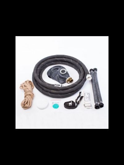 Противогаз шланговый ПШ-10С (шланг Резинотканевый с 1 маской ШМП)(С ХРАНЕНИЯ)