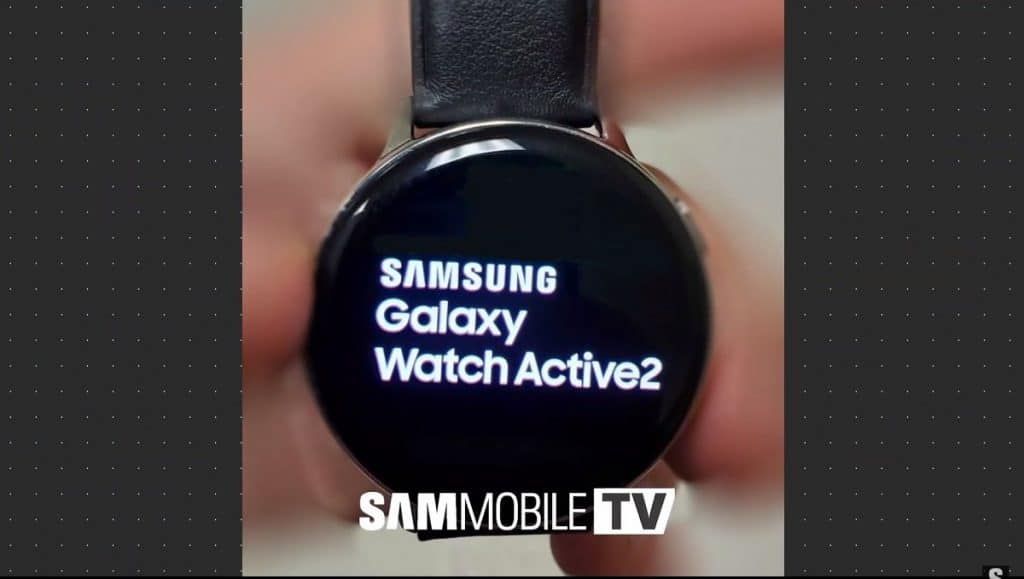 Первая утечка изображений Samsung Galaxy Watch Active 2
