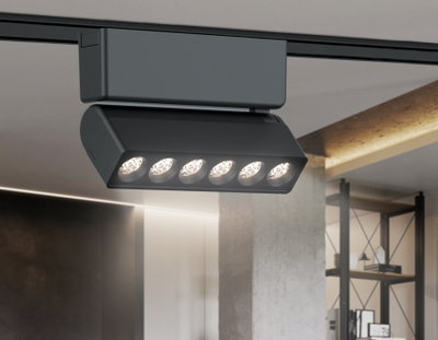 Светильник светодиодный трековый для шинопровода Magnetic Ultra Slim GV 1469 BK черный IP20 6W 4200K 48V 24° 122*26*80