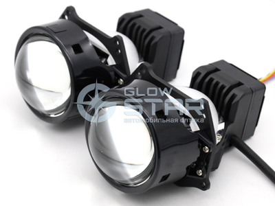 Билед модули Aozoom K3 Dragon Knight New DK200 (III поколение) 3.0 дюйма, 2 чипа, 5500K, 12V, 50W/60W, крепление 3R (комплект, 2шт)