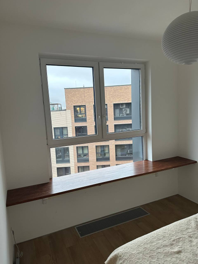 Подоконник - ясень дальневосточный, толщиной 30 мм, saicos 3438