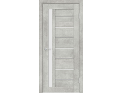 Дверь со стеклом ЭкоСтиль 54 серый бетон