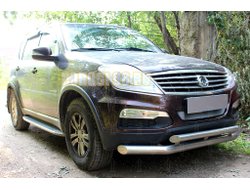 Защита радиатора Ssang Yong Rexton (II) 2006-2012 chrome
