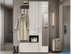 ПРИХОЖАЯ ЛИРА 1202*2176*520 (дуб крафт белый)