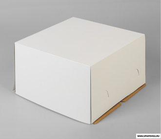 Коробка для торта 30 x 30 x 19 см ГЛАДКАЯ