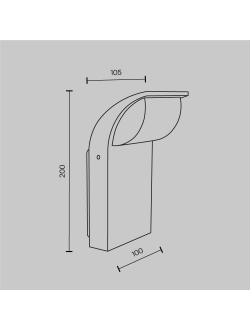 Настенный светильник (бра) Stock, O446WL-L7GF3K