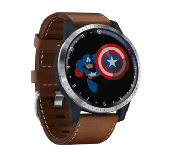 Умные часы Garmin First Avenger Legacy Hero Series 45мм, серебристый/коричневый