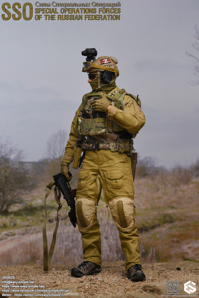 Боец сил специальных операций (ССО) РФ, лимитированная версия - Коллекционная ФИГУРКА 1/6 Russian Special Operations Forces (SSO) (26060S) - Easy&Simple