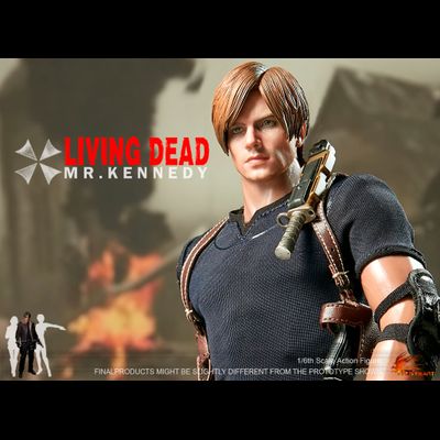 Леон С. Кеннеди (Resident Evil 4 Remake)  - Коллекционная ФИГУРКА 1/6 scale Mr.Kennedy complete set (FD014C) - Hot Heart