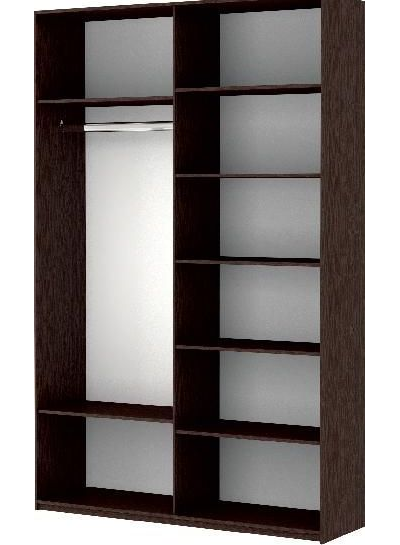 Шкаф- купе 2-Х дверный Е 1 "Экспенс" фасад зеркало 1.2/1.4/1.6 М