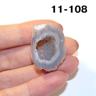 Агат натуральный (жеода) №11-108: 9,5г. - 27*20*15мм