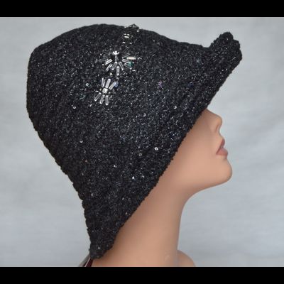 Шляпа с полями Италия Vizio 6121 FF черная зима 2019