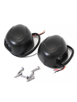 Огни бортовые светодиодные 77х60х30 мм, черный пластик