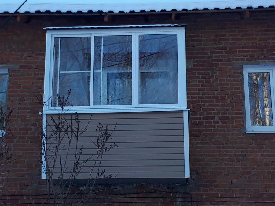 Остекление балкона алюминиевым профилем во Владимире