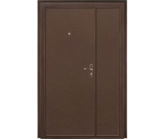 Дверь  ПРОФИ (DL)-2050/1250/ L мет/мет антик медь