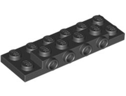 Plate, Modified 2 x 6 x 2/3 with 4 Studs on Side, Black (87609 / 4653049 / 6401209)