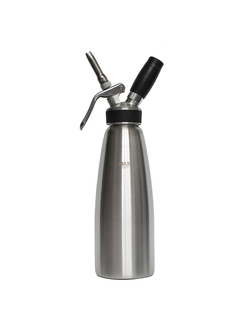 Сифон (кремер) для взбивания сливок 1,0 л (до +30°C), алюминий/нержавеющая сталь