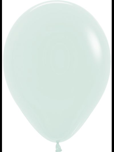 Воздушный шар светло-зелёный макарунс