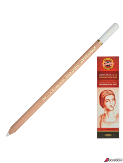Карандаш меловой KOH-I-NOOR, 1 шт., «Gioconda», белый. 225851