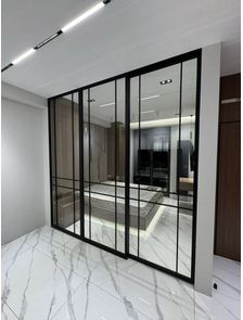 Перегородка раздвижная в спальню