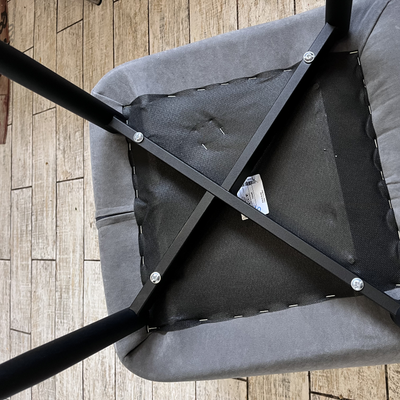 Стул ДИОР /черный каркас/ ULTRA GREY