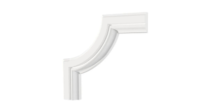 Угловой элемент DECOR-DIZAYN C1-DD603 к молдингу DD603, из дюрополимера, под покраску, 4шт