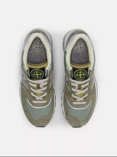 New Balance 574 Legacy x Stone Island Green